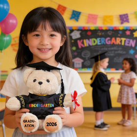 Weimaro 9-inch graduation bear as a thoughtful gift for graduates and families.
