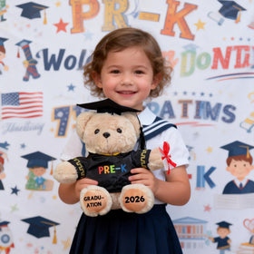 Weimaro PRE-K Graduation bear bright graduation print ready for classroom decor