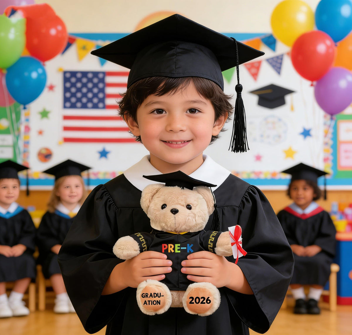 Weimaro PRE-K Graduation bear promotes imaginative play with milestone design