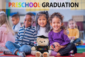Weimaro preschool graduation bear makes a meaningful gift for kids.