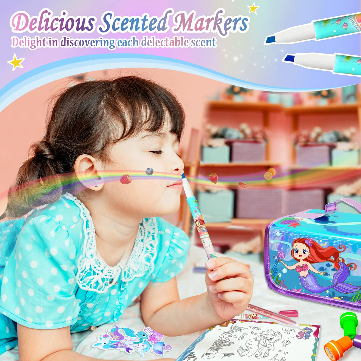 Weirtoya twistable silky crayons deliver bold color with easy grip for kids.