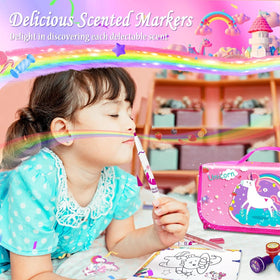 weirtoya unicorn stickers and stamps for imaginative crafts