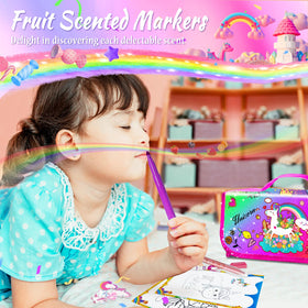 Weirtoya washable markers and silky crayons for kid-friendly crafts