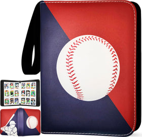 Welcomeella baseball card binder 900 pockets front view for organized collection protection.