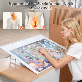WELGEE DIY puzzle easel with modular panels for customization
