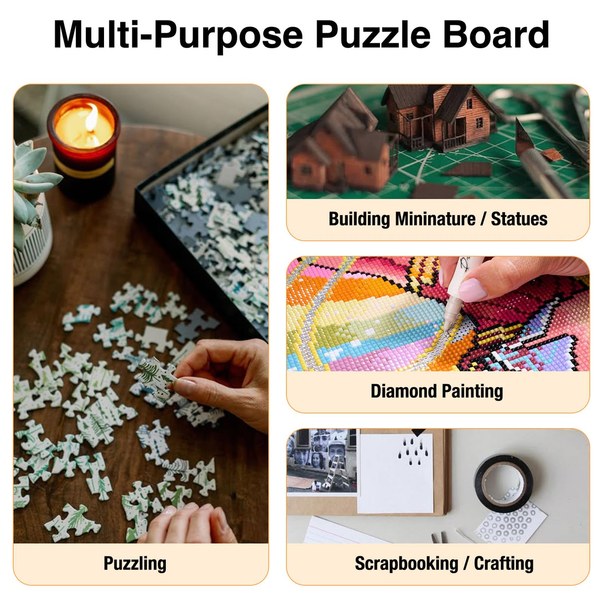 WELGEE protective puzzle cover shields against spills and dust.