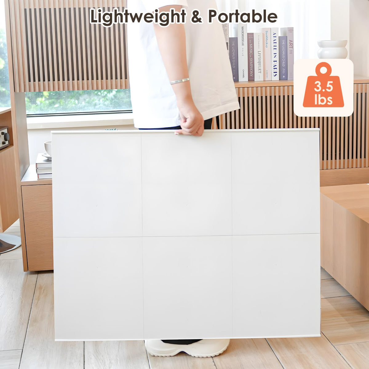 WELGEE smooth surface resists puzzle dust and spills