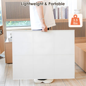 WELGEE smooth surface resists puzzle dust and spills