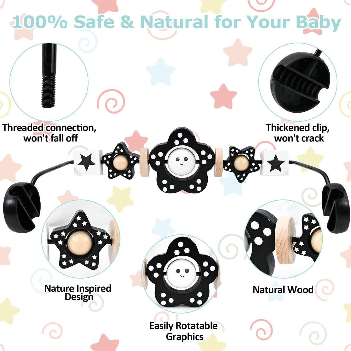 Welgep toy bar compatible with Baby Bjorn bouncer Bliss for easy model matching