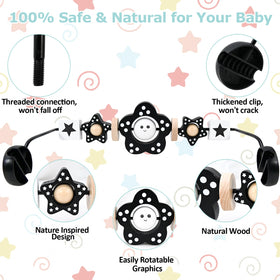 Welgep toy bar compatible with Baby Bjorn bouncer Bliss for easy model matching