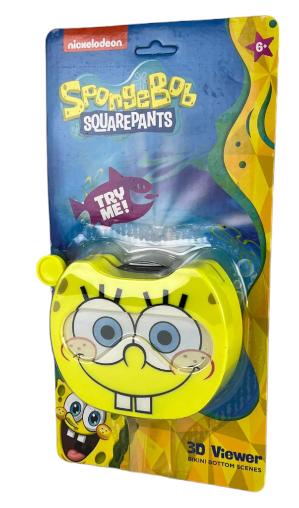 Well Played SpongeBob 3D Viewer kids' hands in use during play.