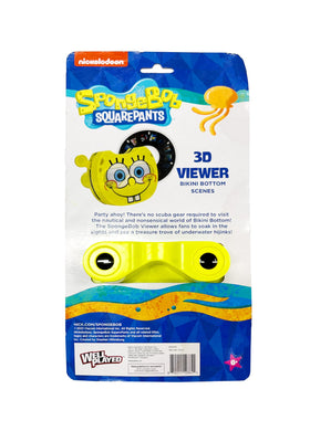 Well Played SpongeBob 3D Viewer packaging highlights official license.