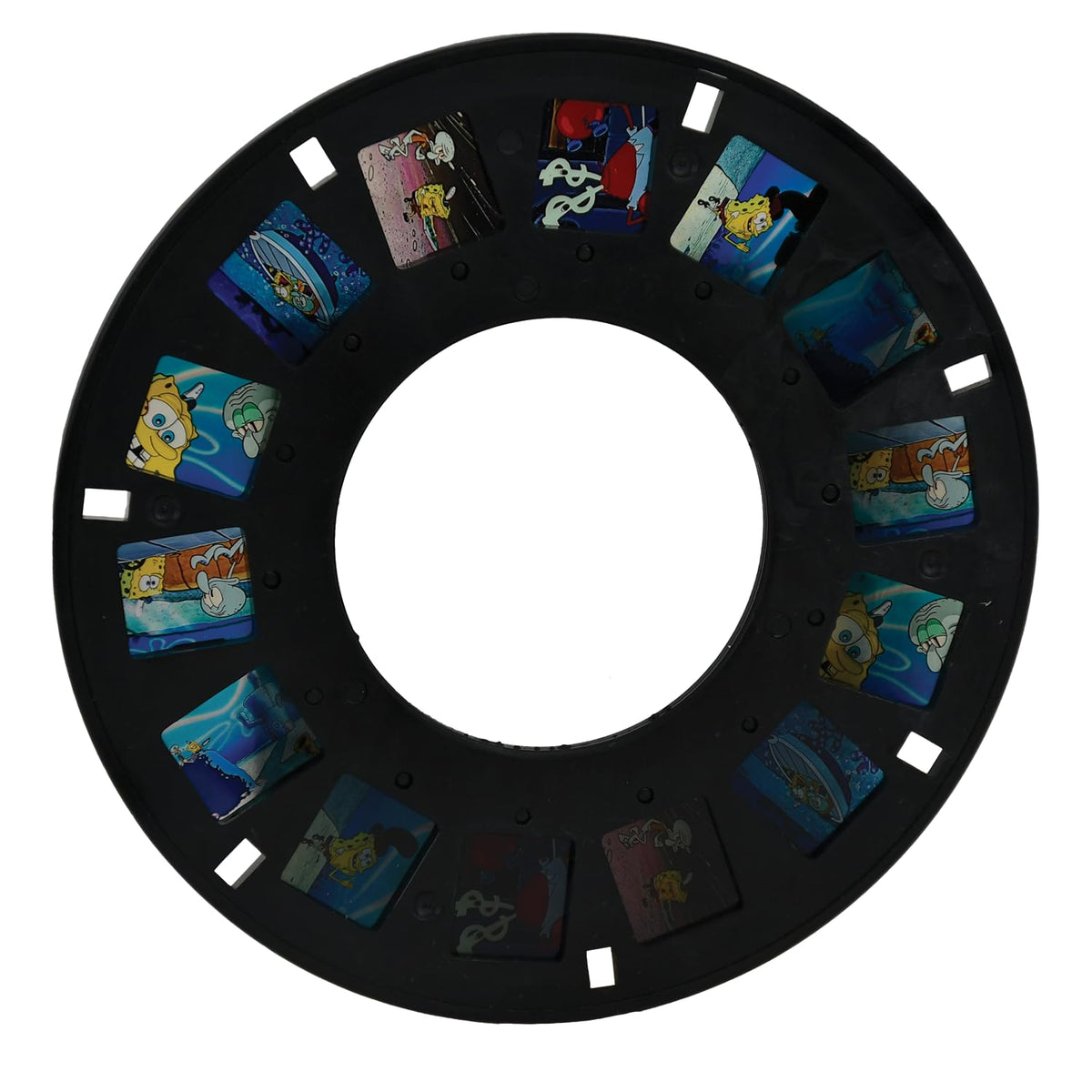 Well Played SpongeBob 3D Viewer reel display shows Season 1 Pizza Delivery scene.