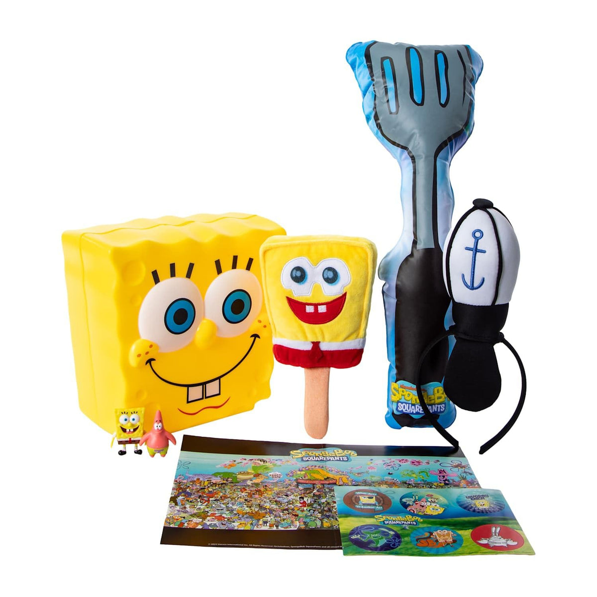 Well Played SpongeBob collectible figures lineup ready for imaginative play and storytelling.