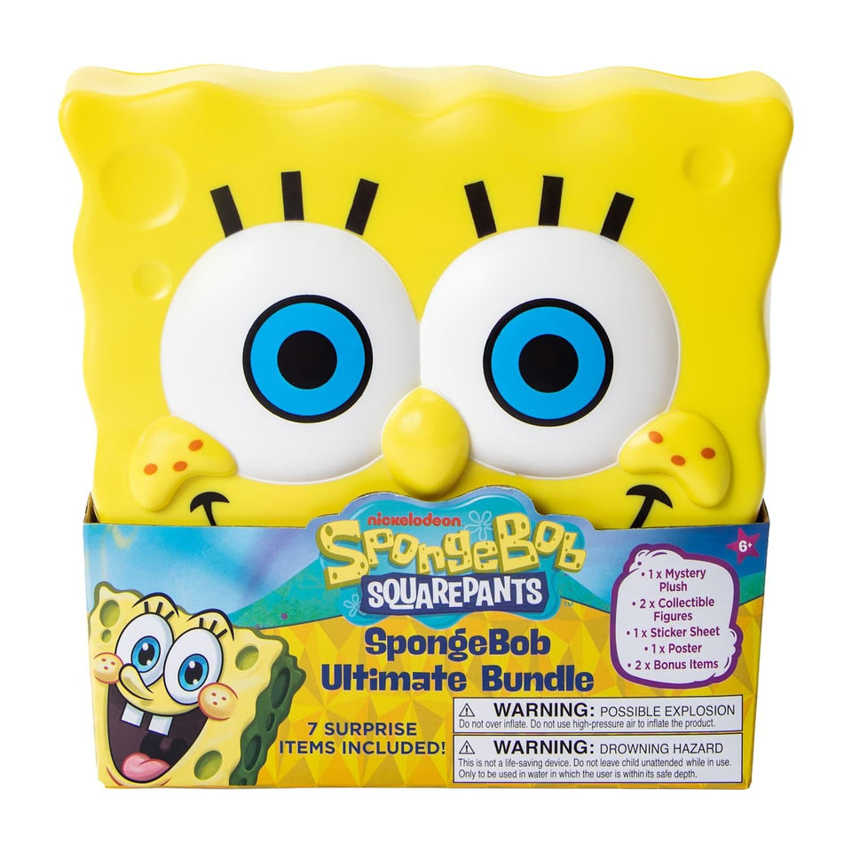 Well Played SpongeBob Ultimate Bundle cover highlighting the collectible toy set for display.