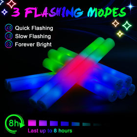 Wellent glow sticks enhance concert atmospheres with dynamic lighting.
