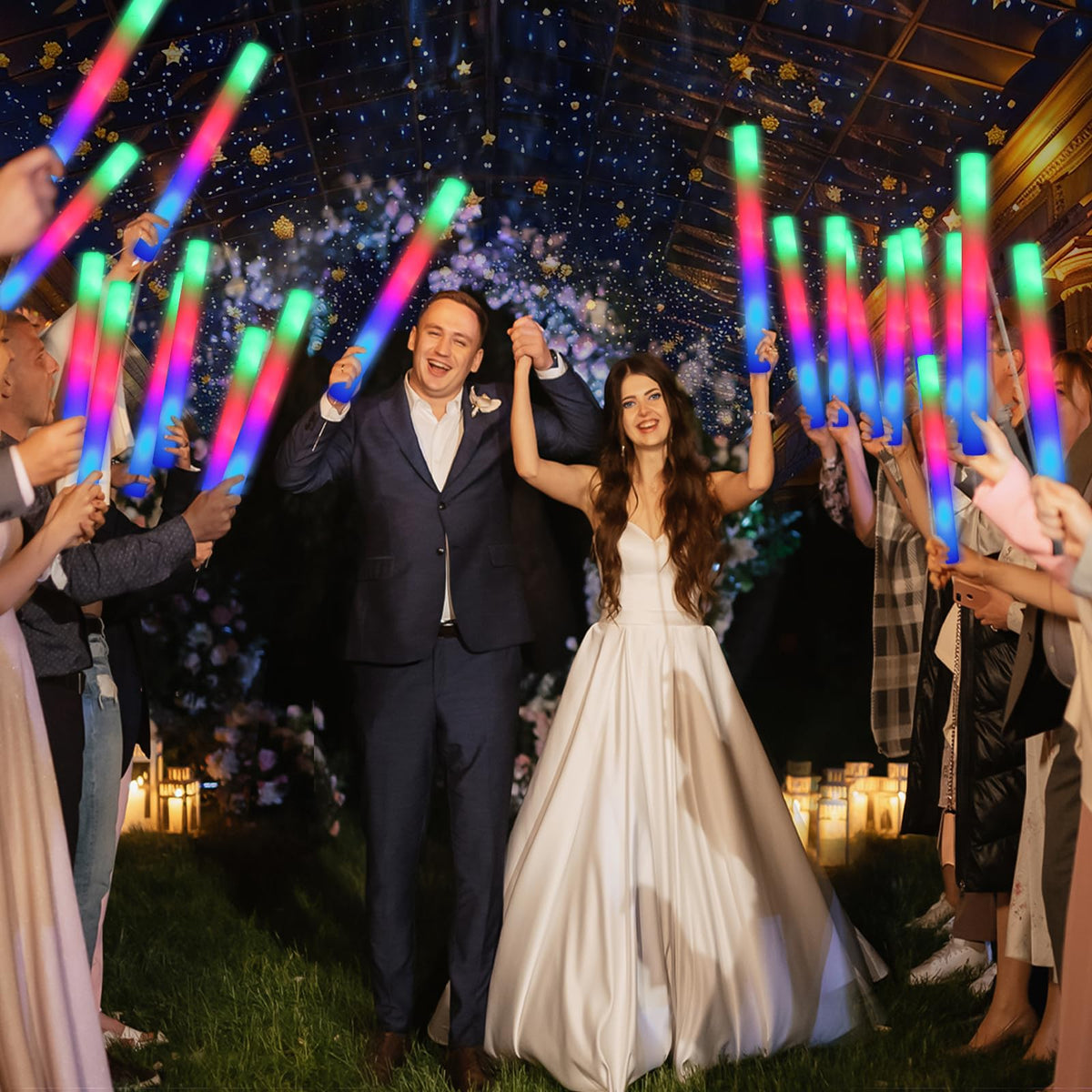 wellent foam glow stick slow flash mode creates gentle ambient lighting