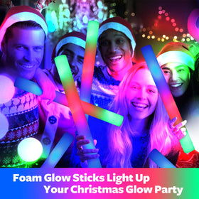 Wellent glow sticks with on off switch ready for use at any party