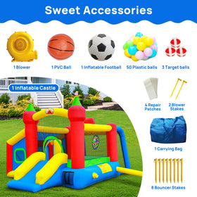 WELLFUNTIME included accessory pack with balls and patches