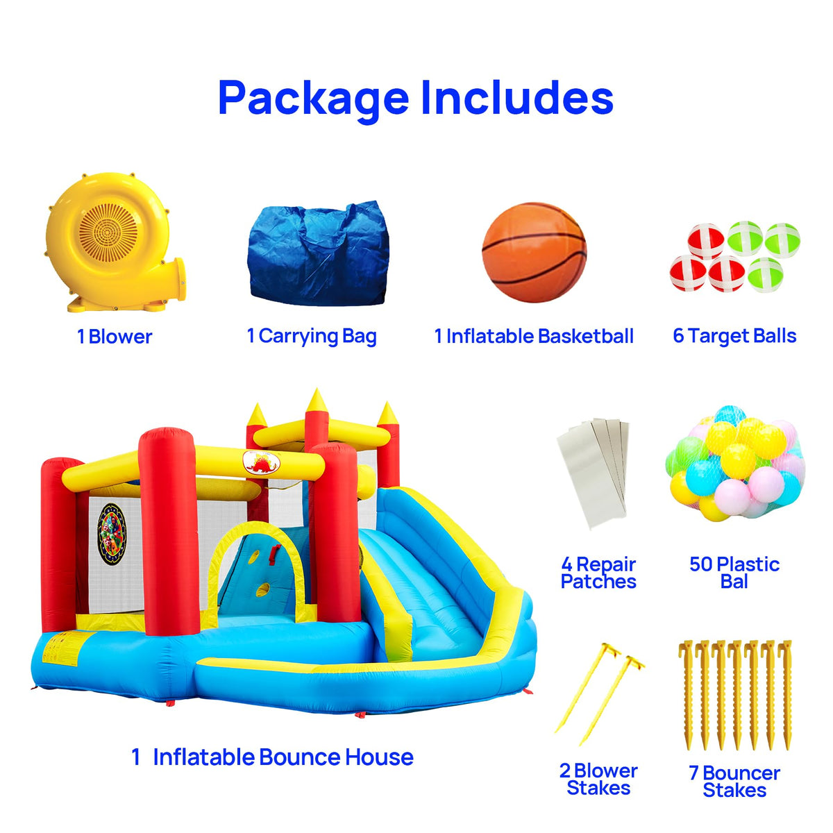 WELLFUNTIME ball pit balls 50-count add colorful tactile play.