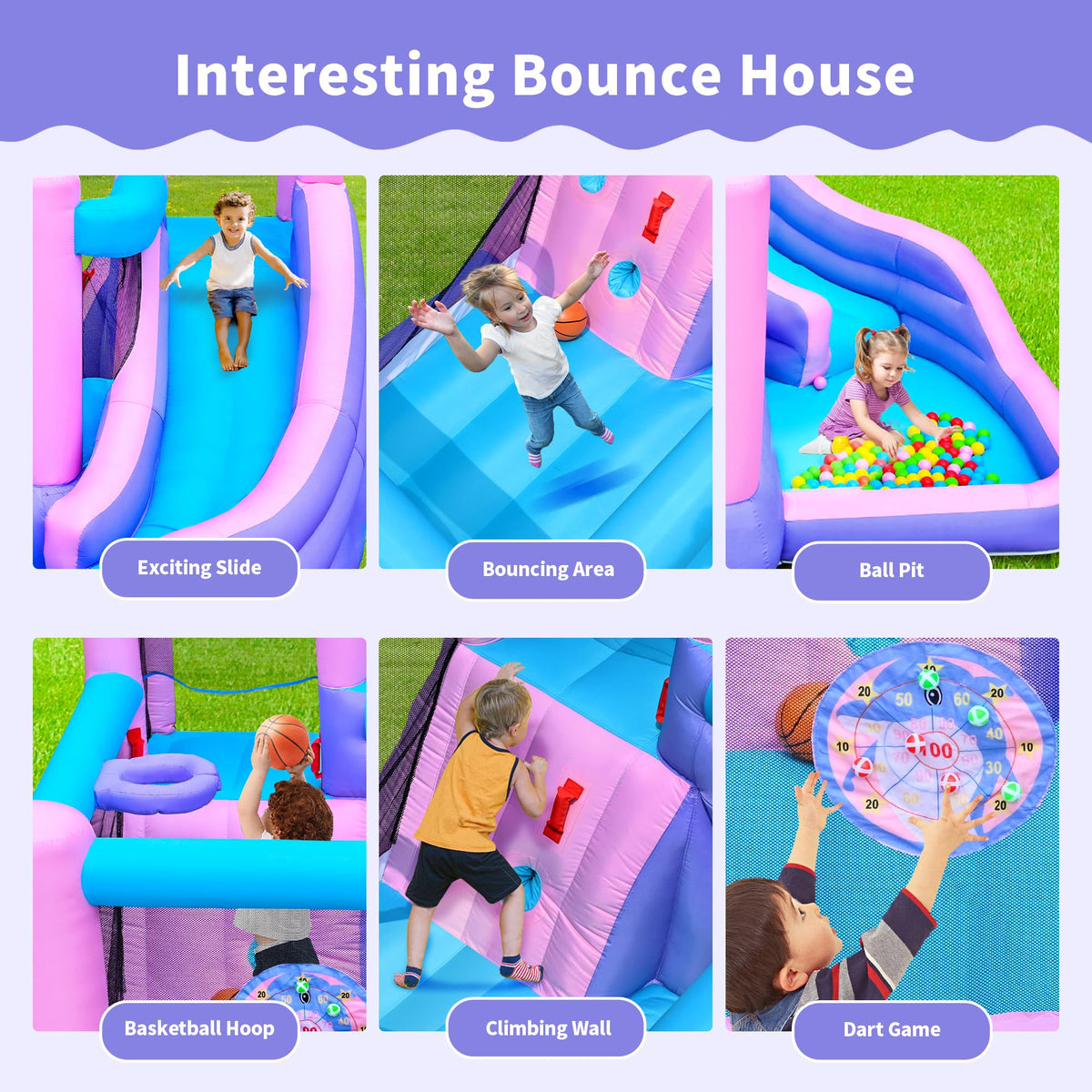 WELLFUNTIME climbing wall boosts activity and balance.