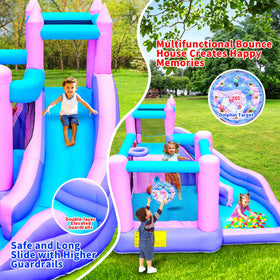 WELLFUNTIME slide action ready for speedy outdoor thrills.