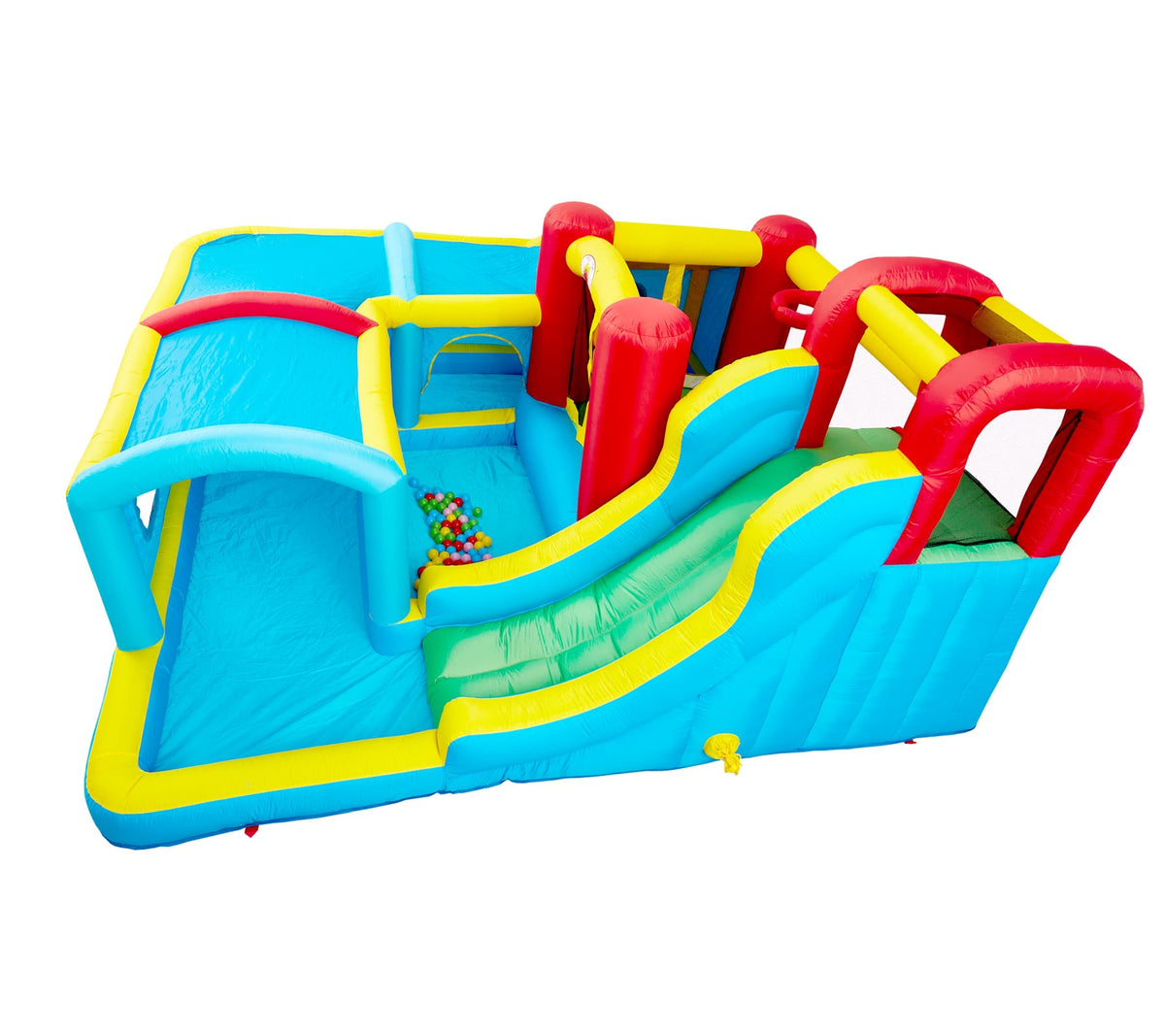 WELLFUNTIME climbing wall supports active kids with secure handholds.
