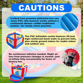 WELLFUNTIME safety nets and reinforced seams support durable family fun