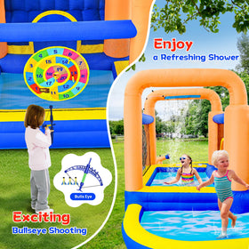 WellFuntime blower and quick setup enable fast inflation and play.
