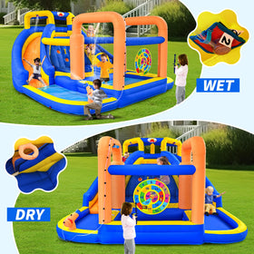 WellFuntime dual slides provide long, thrilling descents and lots of laughter.