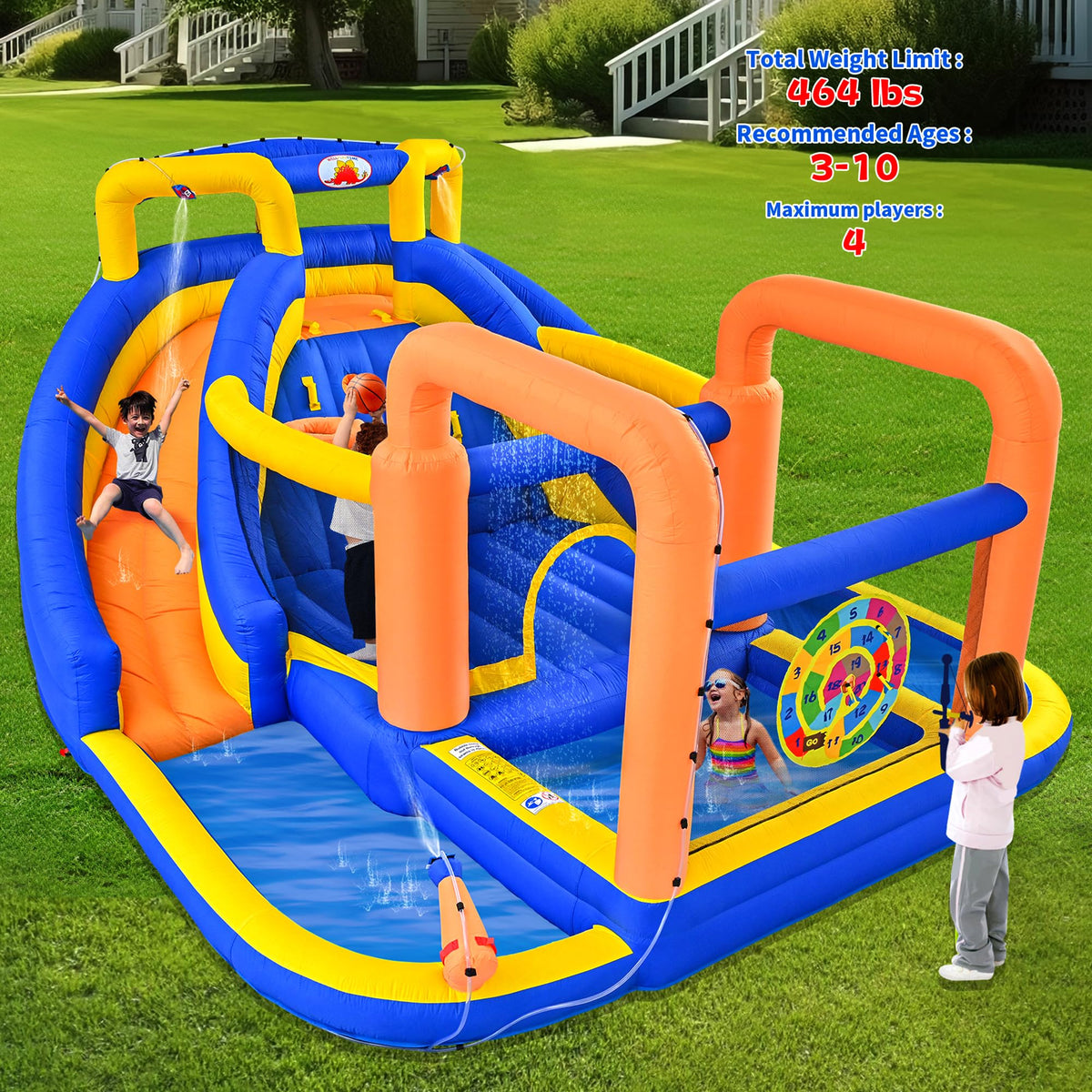 WellFuntime durable polyester with double seams withstands energetic kids during playtime.