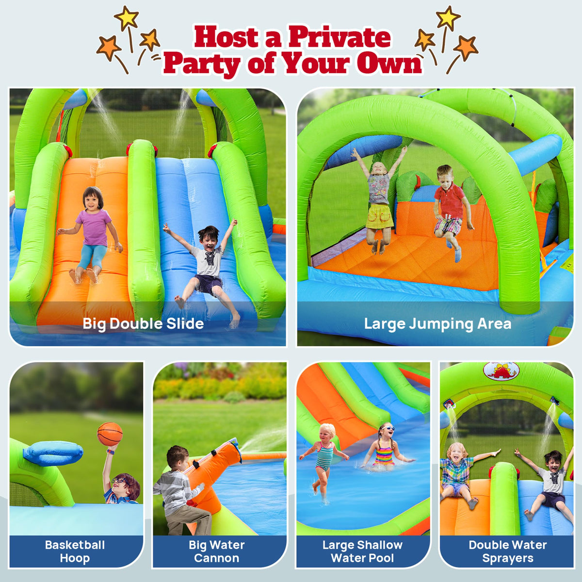 WellFuntime water gun feature adds interactive water battles on hot days