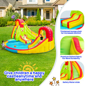 WellFUNTIME water spray feature in action during play