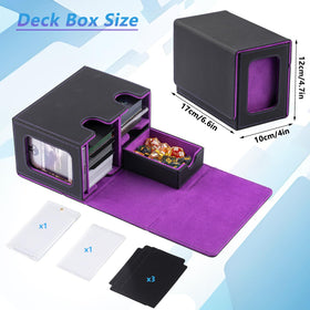 WELLMILLER deck box includes three dividers for easy sorting
