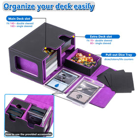 WELLMILLER deck box includes a drawer to store dice for on-table use