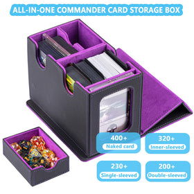 WELLMILLER MTG Deck Box magnetic closure keeps contents secure during transport