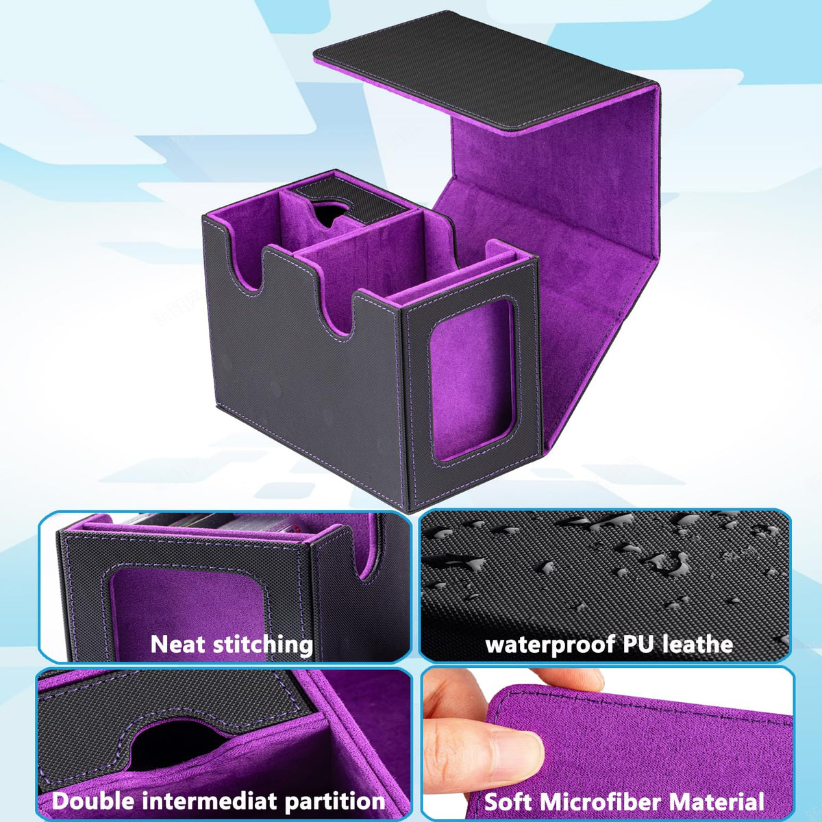 WELLMILLER MTG box designed for travel and on-the-go organization