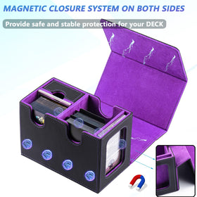 WELLMILLER MTG box has two compartments for organized deck storage