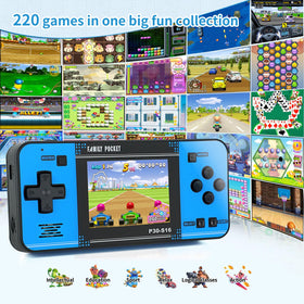 WELLST·G 3-inch screen for bright retro gaming on the go.