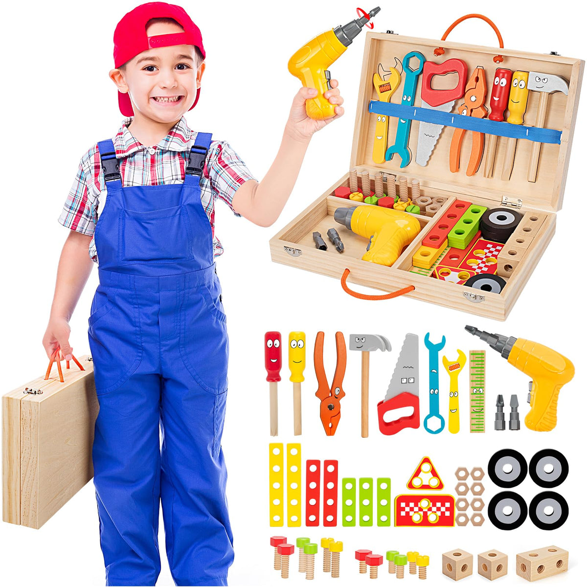 WEMEMORN portable tool box outdoors supports learning on the go