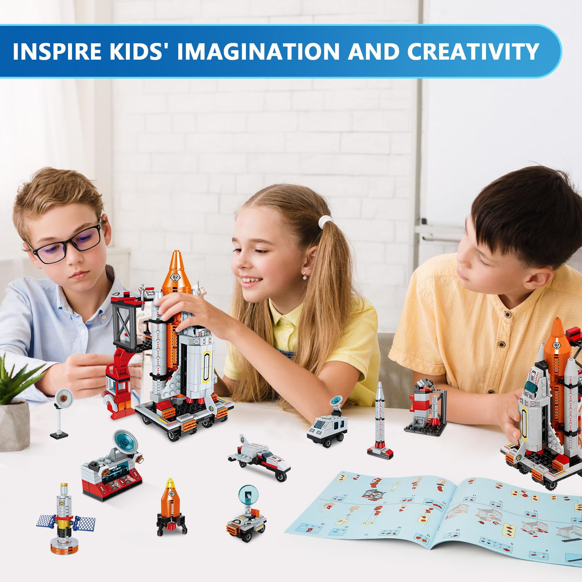 WEMEMORN Space Exploration Shuttle model collection with multiple vehicle designs.