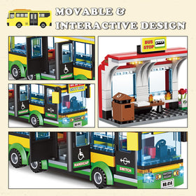 WEMEWEME City Bus decorative city signage enhances authentic vibe.