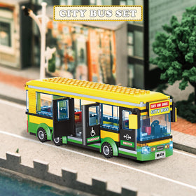 WEMEWEME City Bus LEGO-compatible bricks ensure easy mix with existing sets.