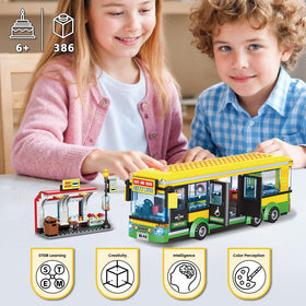 WEMEWEME City Bus opening doors invite boarding-style playtime.