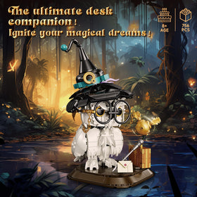 WEMEWEME Magic book and scepter highlight the owl's magical world.