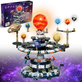 WEMEWEME Spinning Solar System sun-planet rotation enhances hands-on astronomy exploration