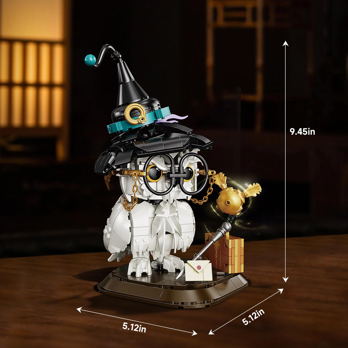 WEMEWEME Wizard-themed centerpiece brightens any room or desk space.