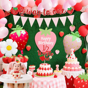 Wenioerz half birthday high chair banner highlights smash cake moments beautifully.