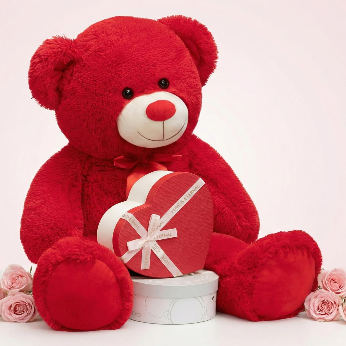WENMOTDY teddy bear in a cozy bedroom decor setup.