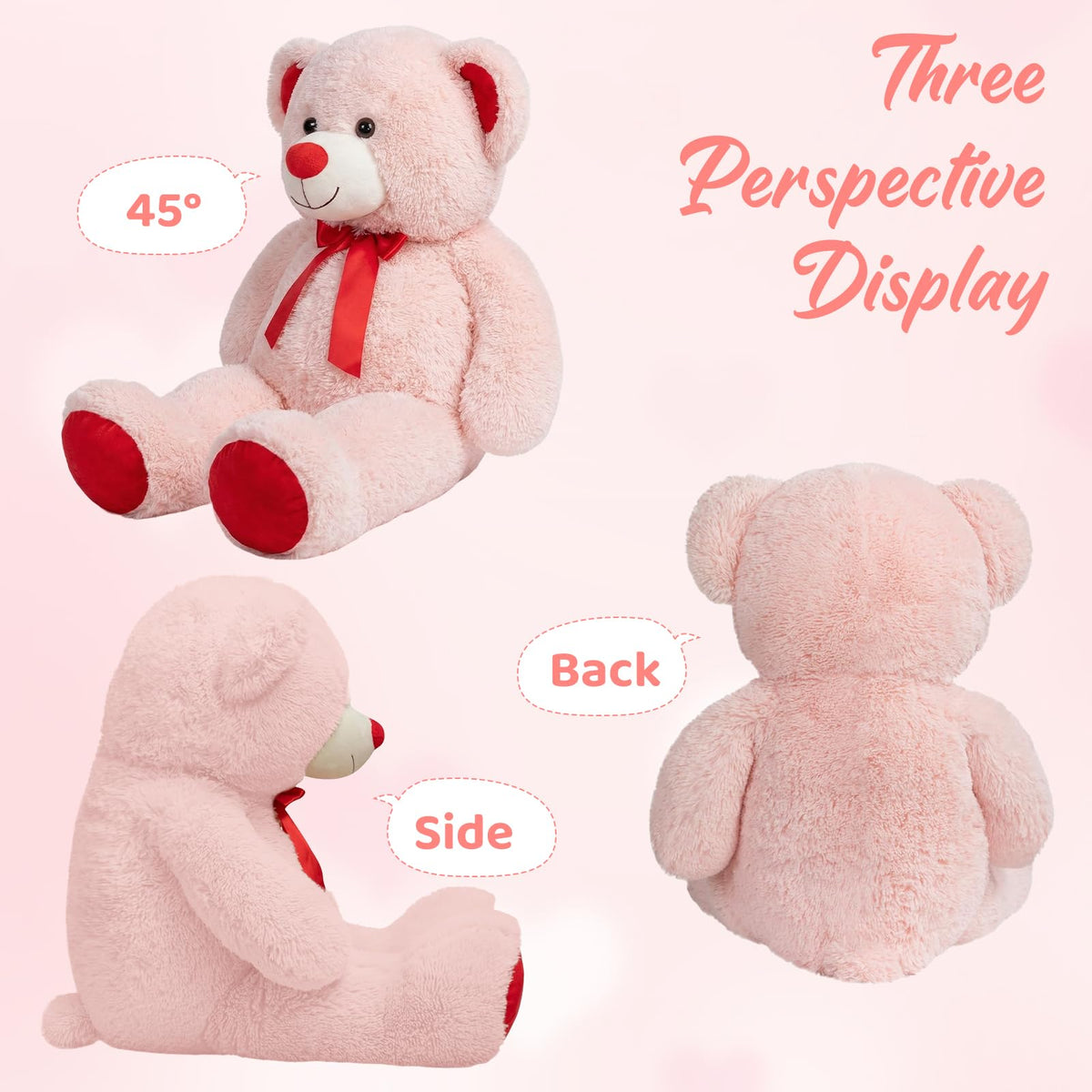 WENMOTDY soft plush close-up emphasizing plush texture and durable filling.